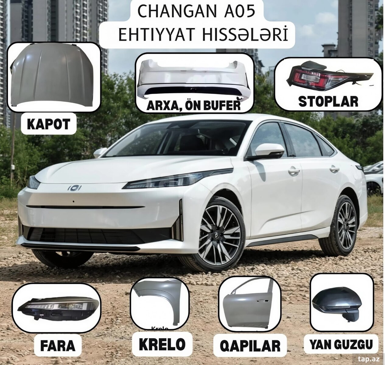 Changan A05 ehtiyat hissələri və aksesuarları