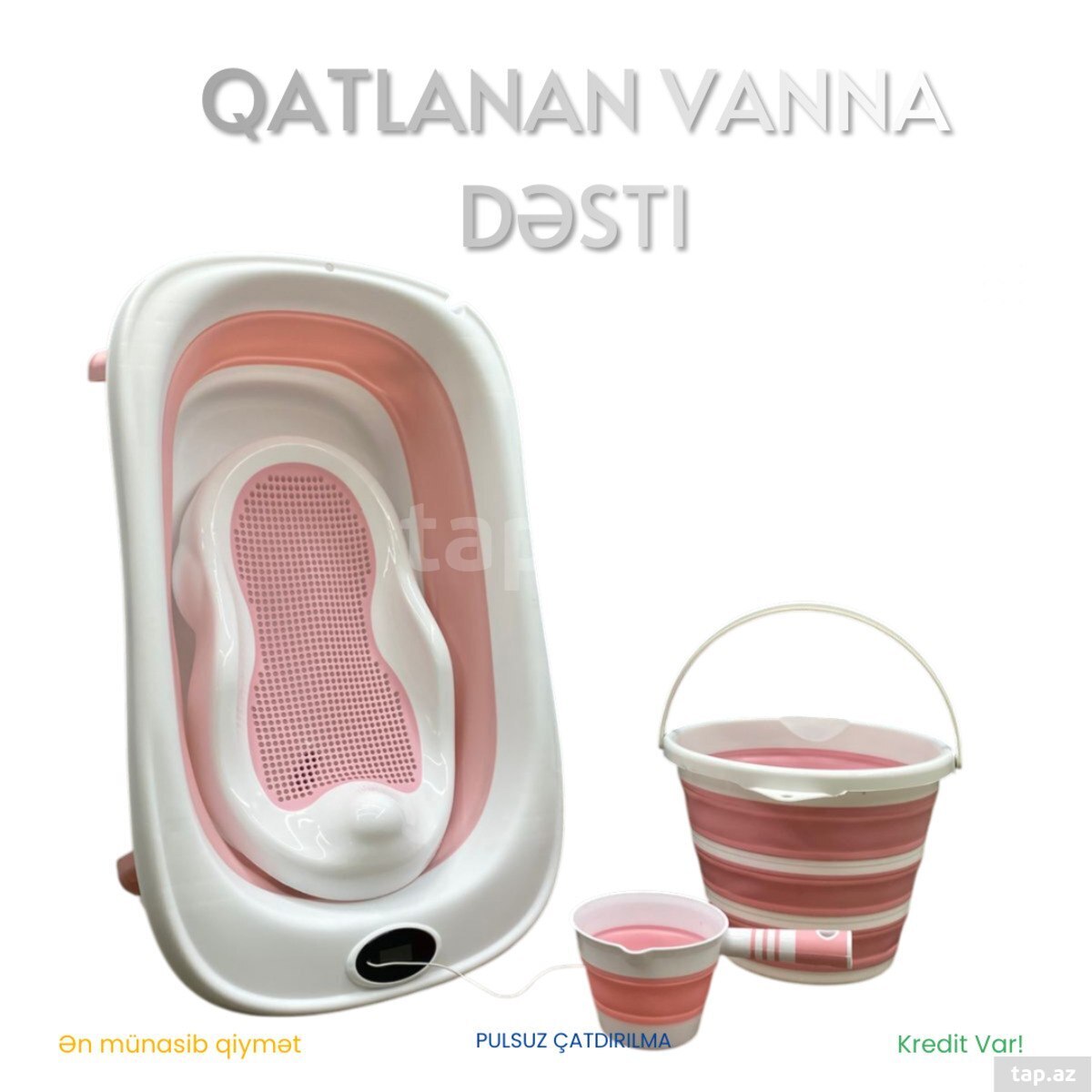 VD 01 4 Lü vanna dəsti termometrli