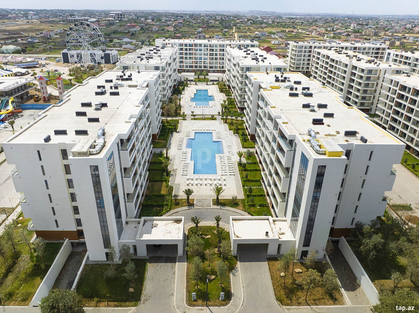 1-otaqlı yeni tikili, Nardaran qəs., 57 m²