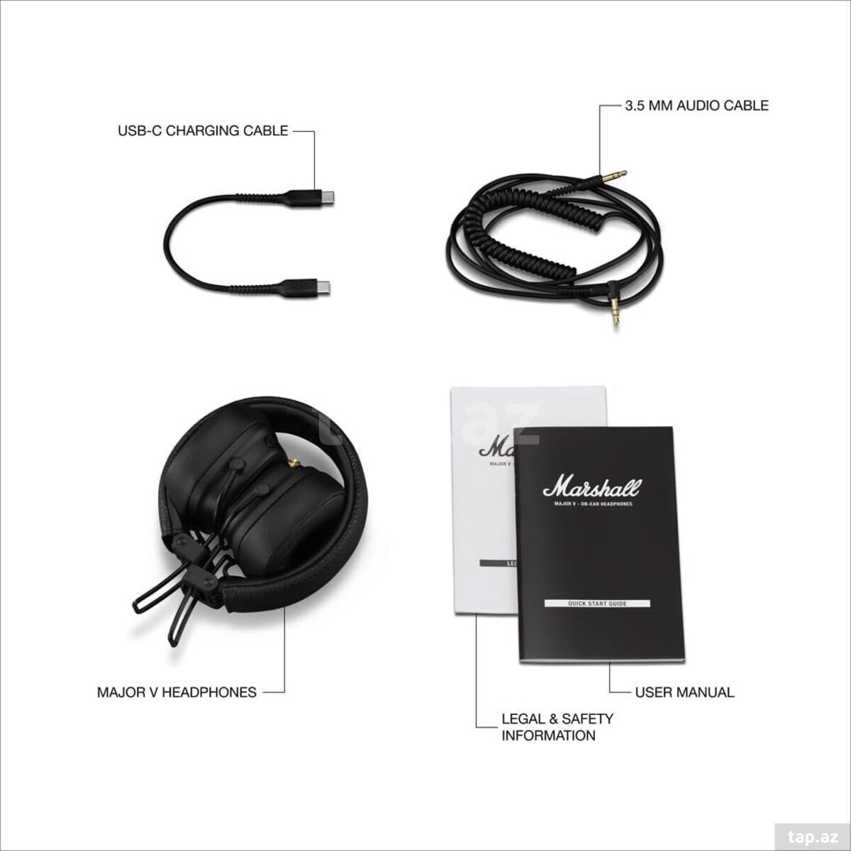 "Marshall Major 5" Bluetooth qulaqlıqları (11)