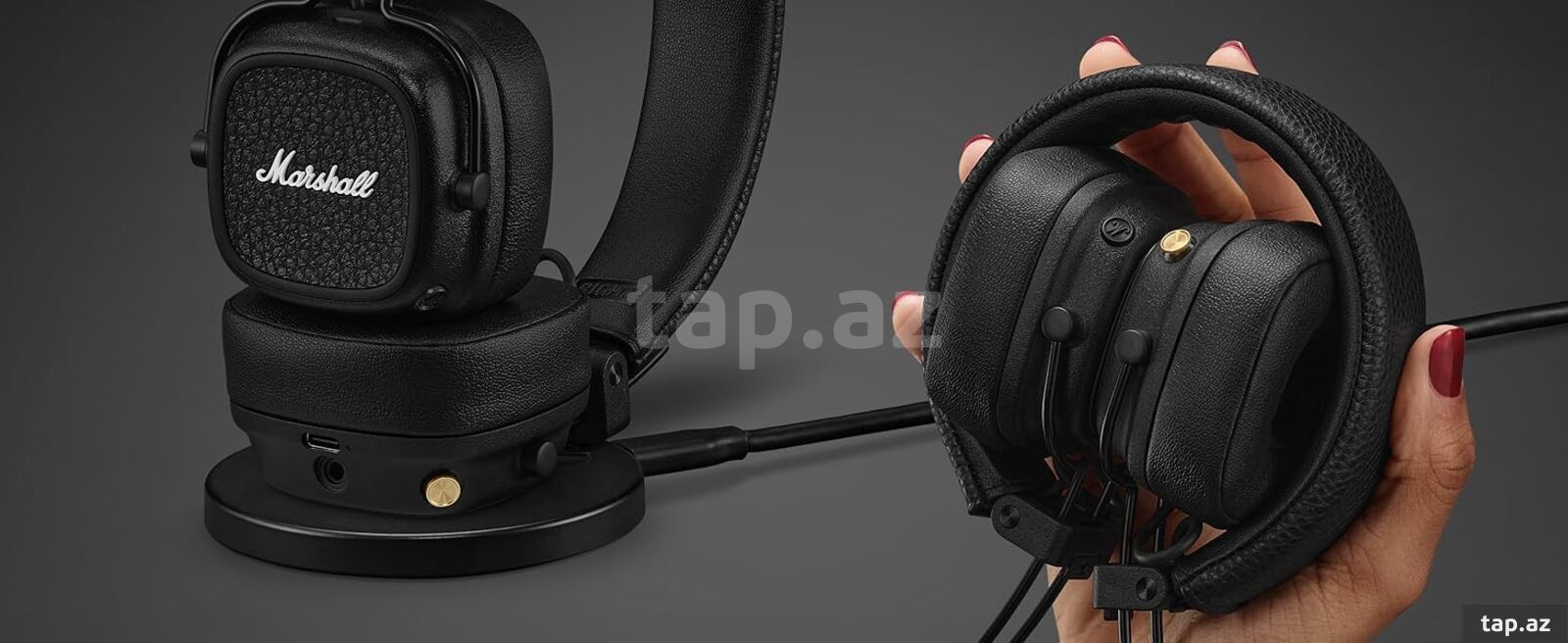 "Marshall Major 5" Bluetooth qulaqlıqları (15)