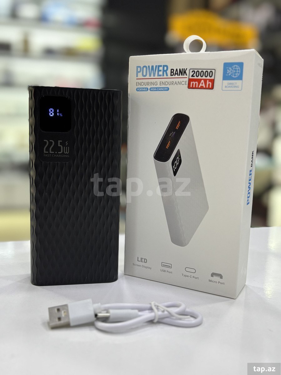 Powerbank 20000 Mah " Y1282  Fast Charge" (2)