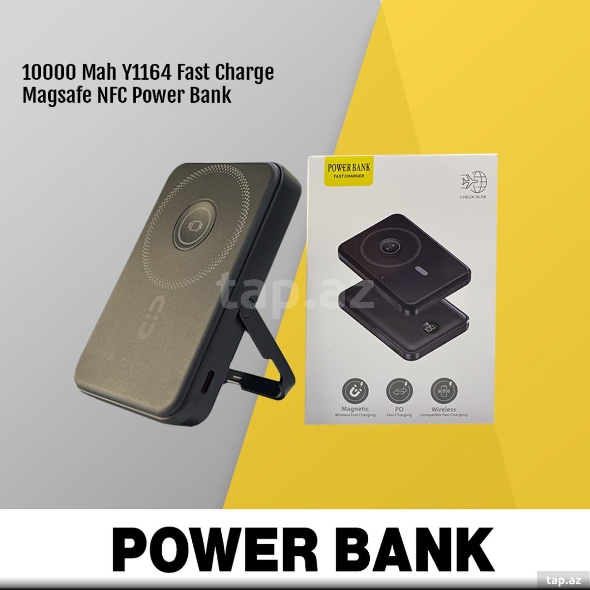 NFC Powerbank 10000 Mah Y1164 Fast Charge