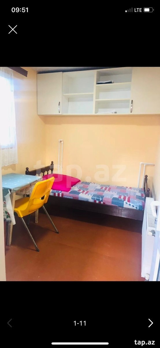 1-otaqlı mənzil kirayə verilir, 28 May m., 20 m²