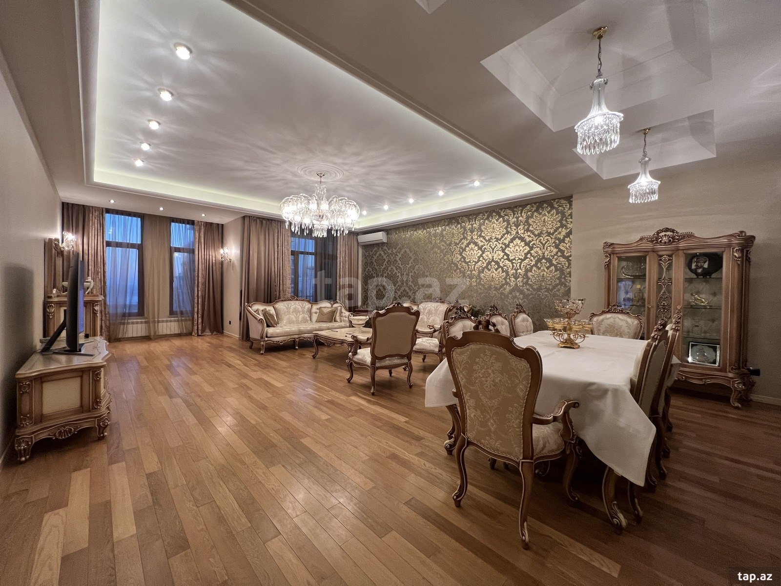 4-otaqlı yeni tikili kirayə verilir, Ü.Hacıbəyov küç., 230 m² (3)