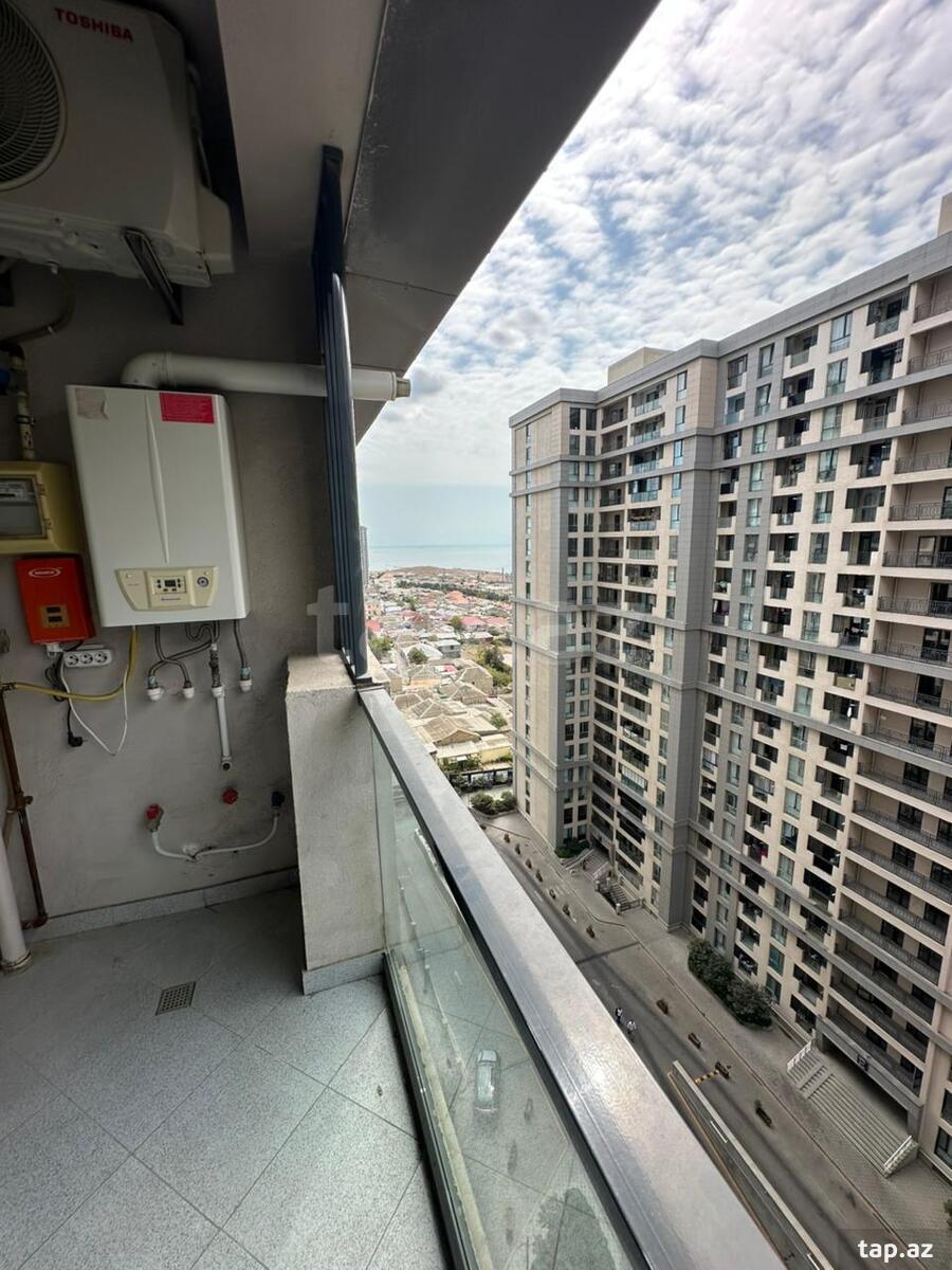 2-otaqlı yeni tikili kirayə verilir, Gəncə pr., 65 m² (15)