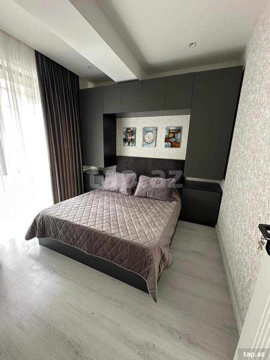2-otaqlı yeni tikili kirayə verilir, Gəncə pr., 65 m² (2)