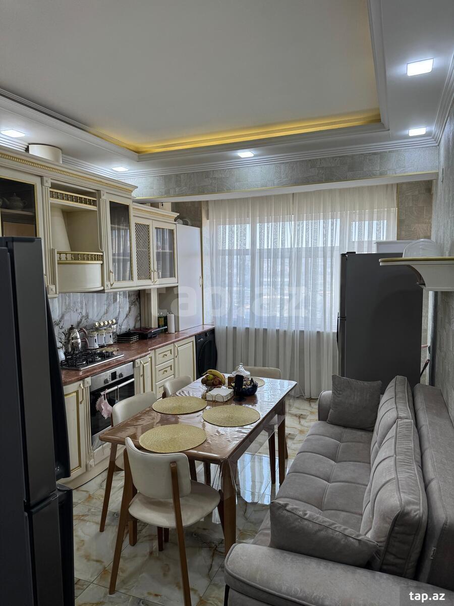 3-otaqlı yeni tikili, Yasamal r., 122 m²