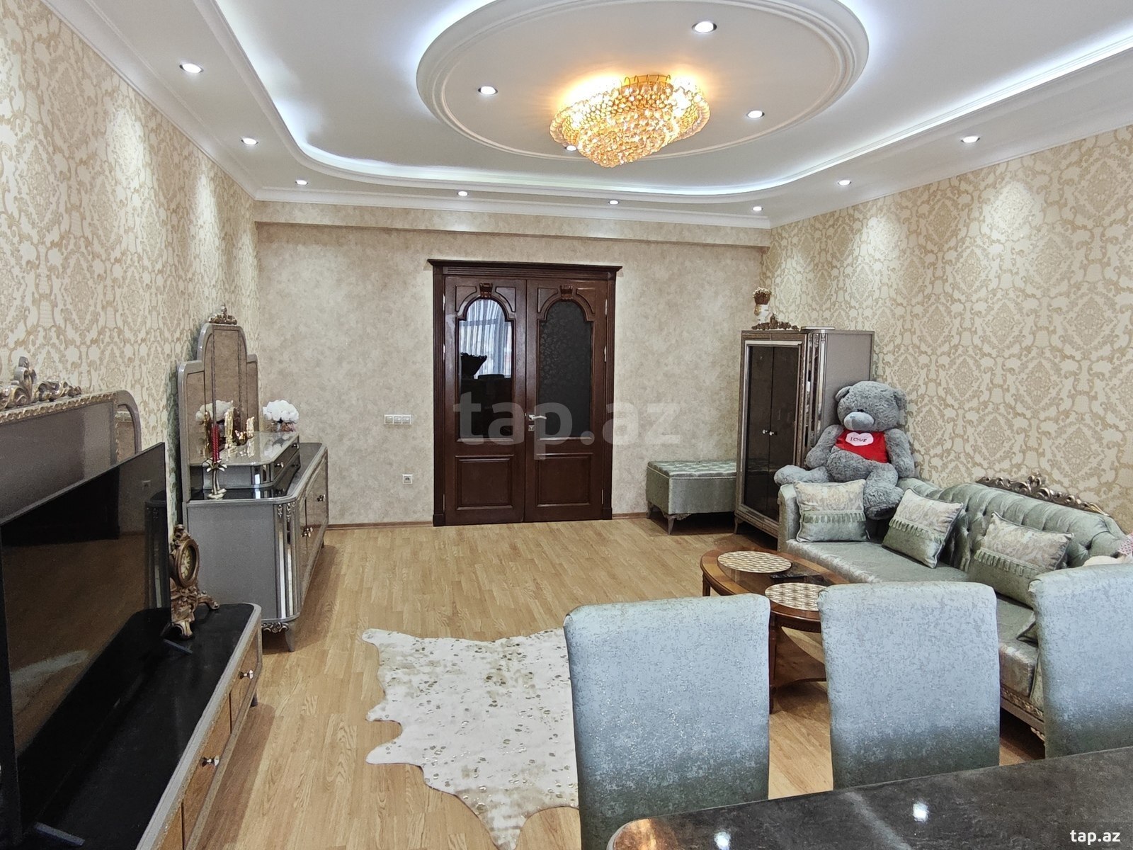 3-otaqlı yeni tikili, Yasamal r., 122 m²