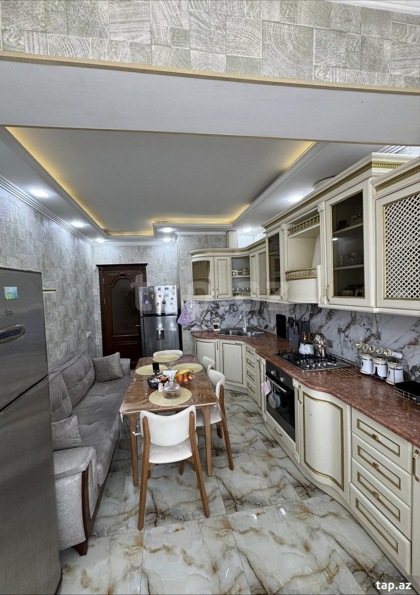 3-otaqlı yeni tikili, Yasamal r., 122 m²