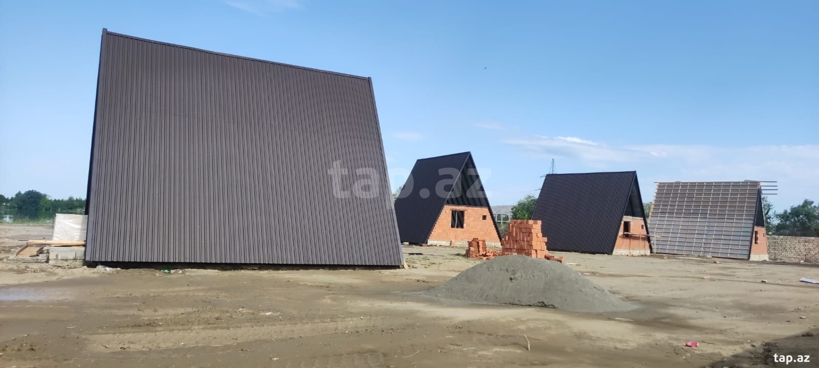 A-Frame evlərin tikintisi (18)