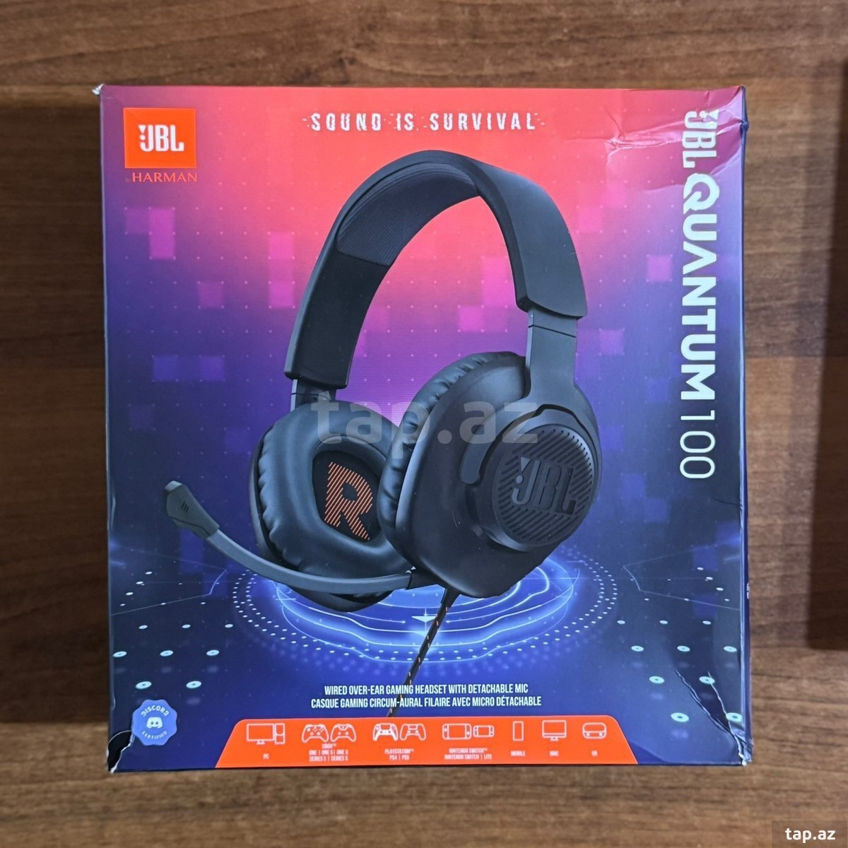 Oyun qulaqlığı JBL Quantum 100