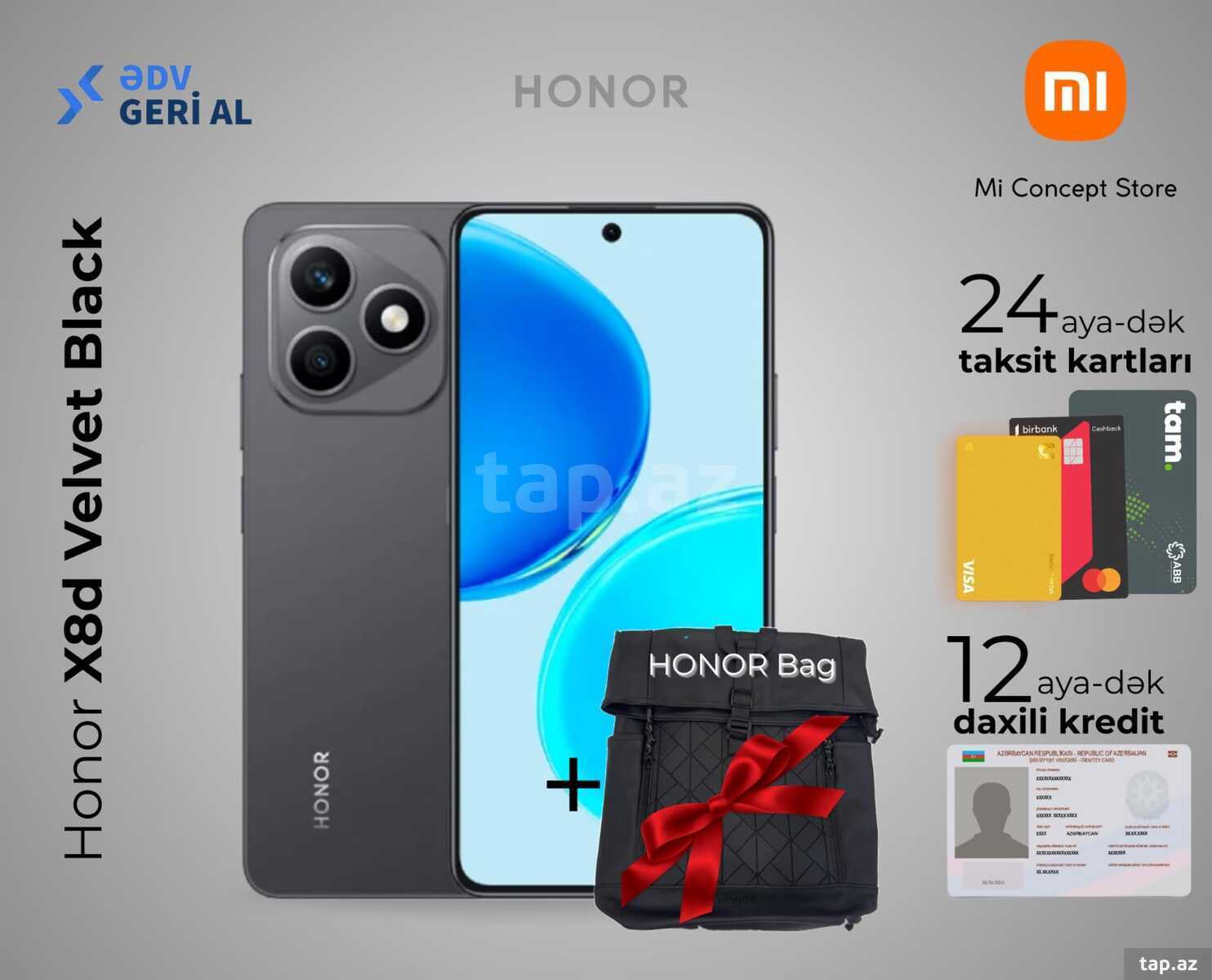 Honor X8d Velvet Black 256GB/8GB