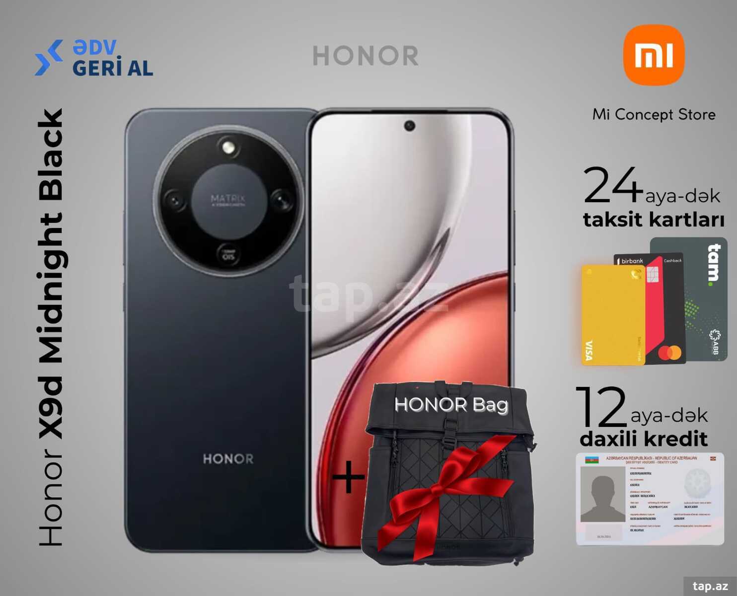 Honor X9d Midnight Black 256GB/8GB