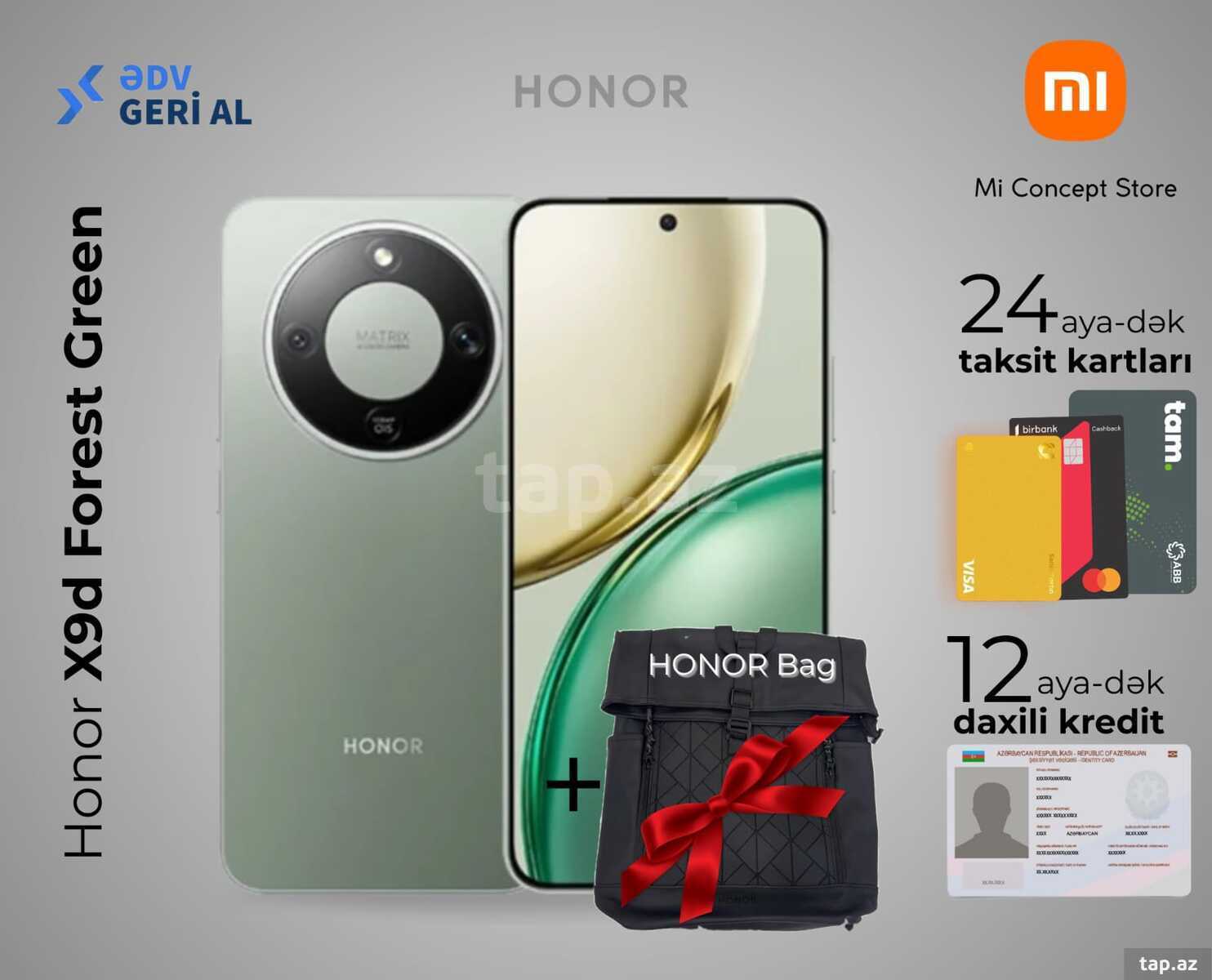 Honor X9d Forest Green 256GB/12GB