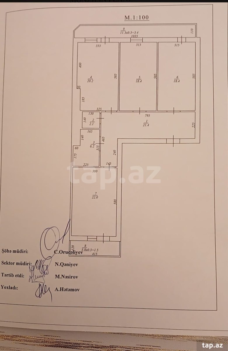 3-otaqlı yeni tikili, Xalqlar Dostluğu m., 114 m² (13)