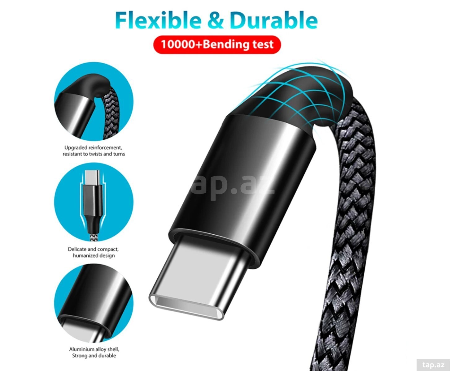 Kabel 60W  "TypeC 5m" (2)