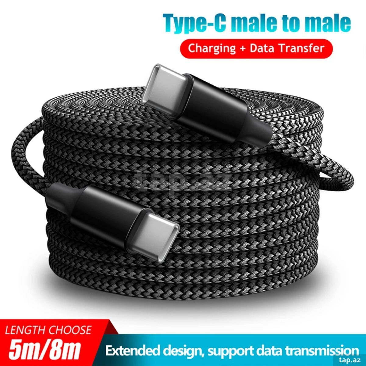 Kabel 60W  "TypeC 5m"