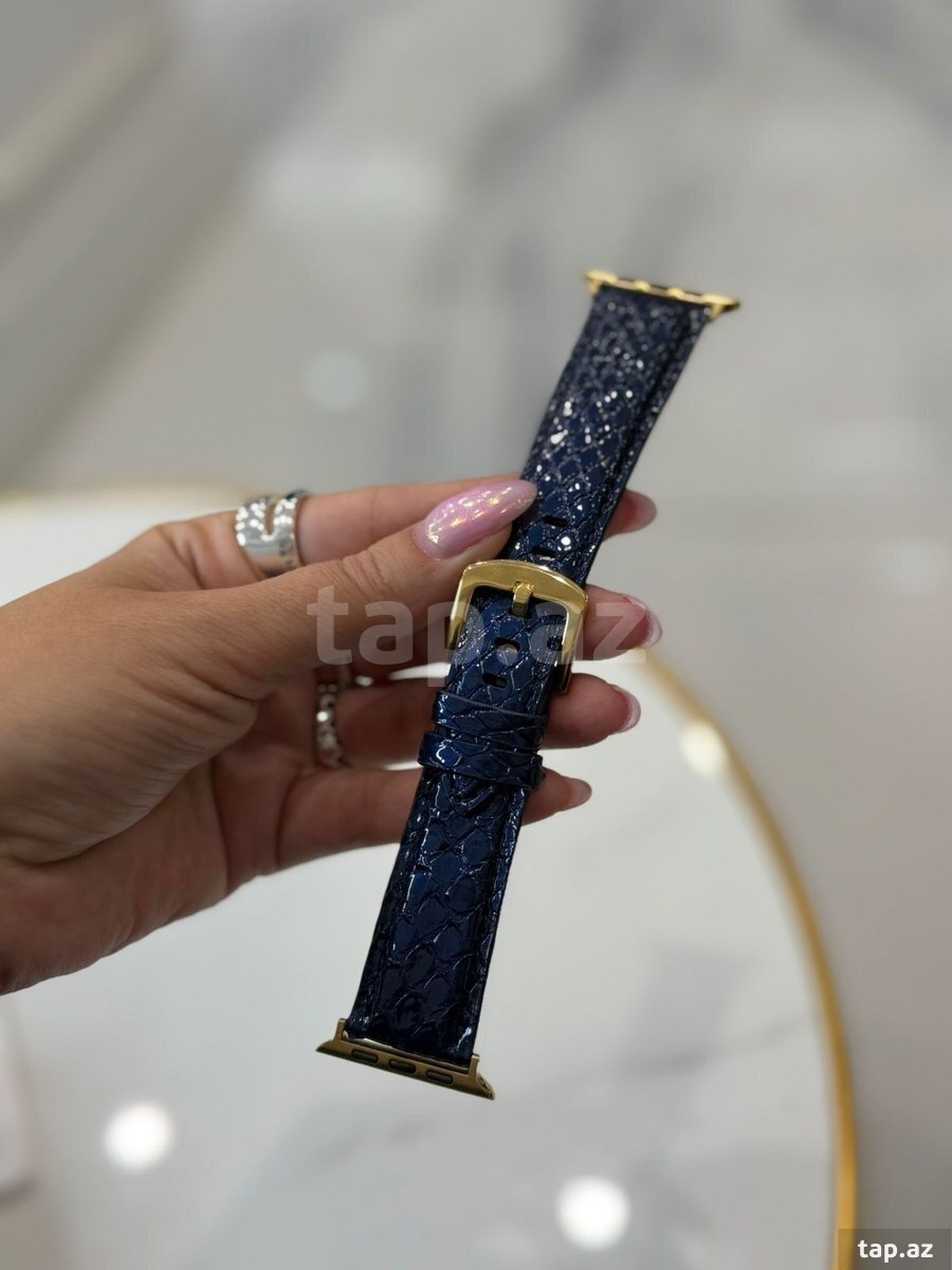 Apple Watch Ultra kəməri (təbii biton ilan dərisi)