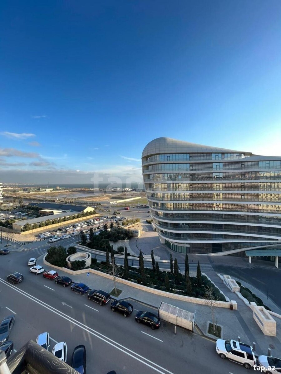 3-otaqlı yeni tikili kirayə verilir, Ağ şəhər, 125 m²