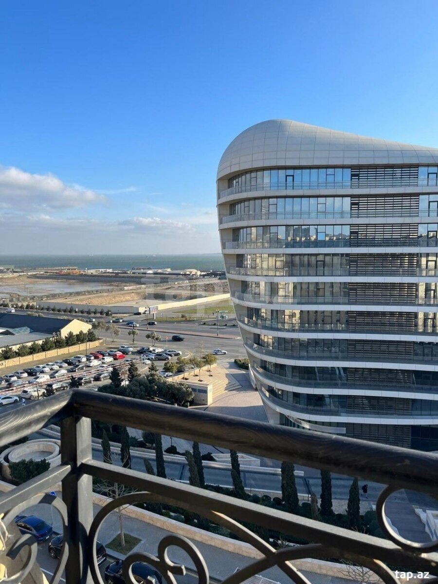 3-otaqlı yeni tikili kirayə verilir, Ağ şəhər, 125 m² (2)