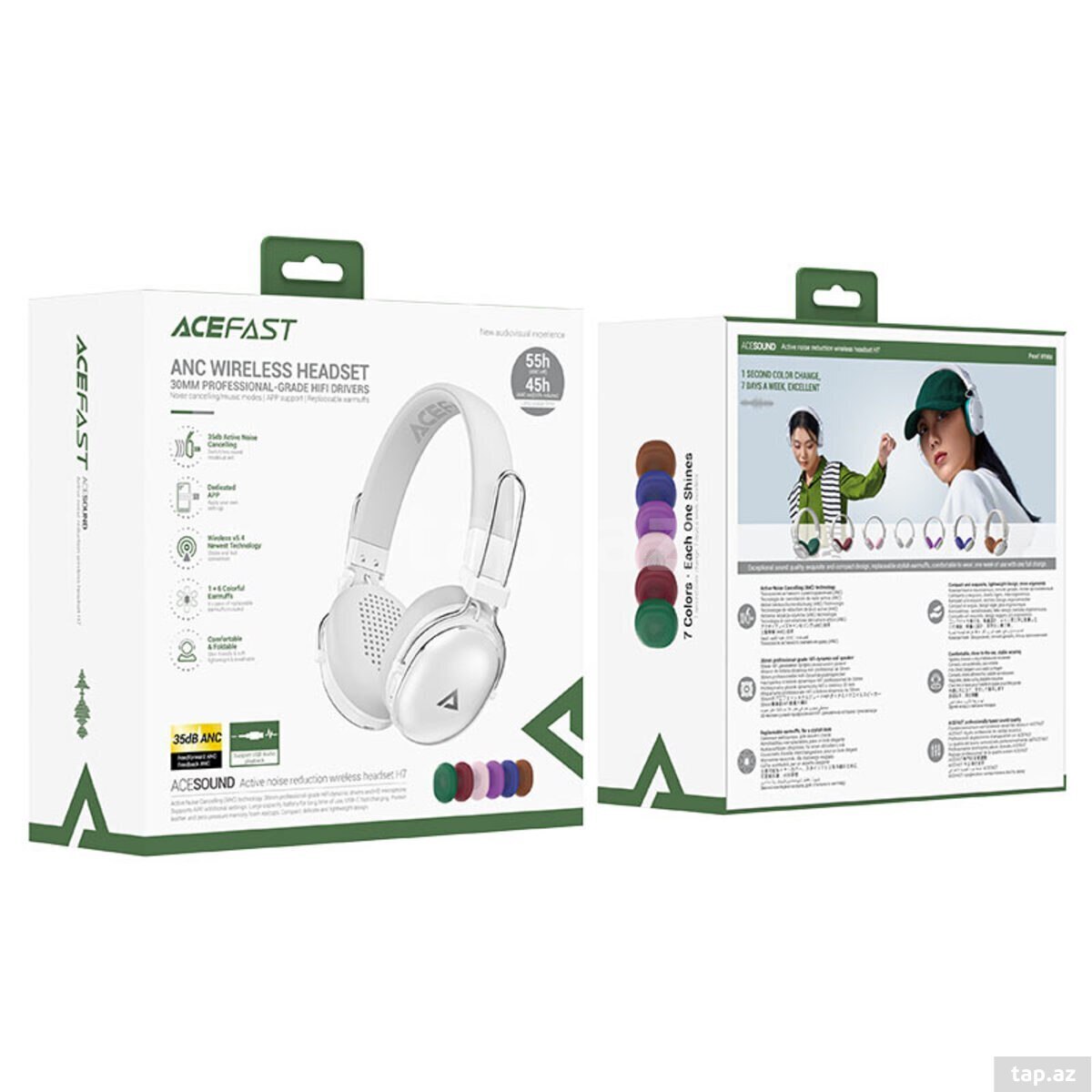 Acefast ANC Wireless Headset H7 