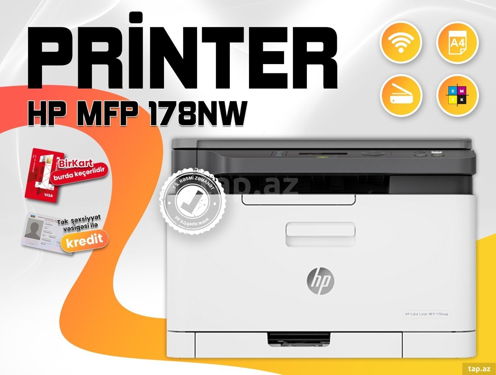 Printer  "HP Color Laser MFP 178nw" 