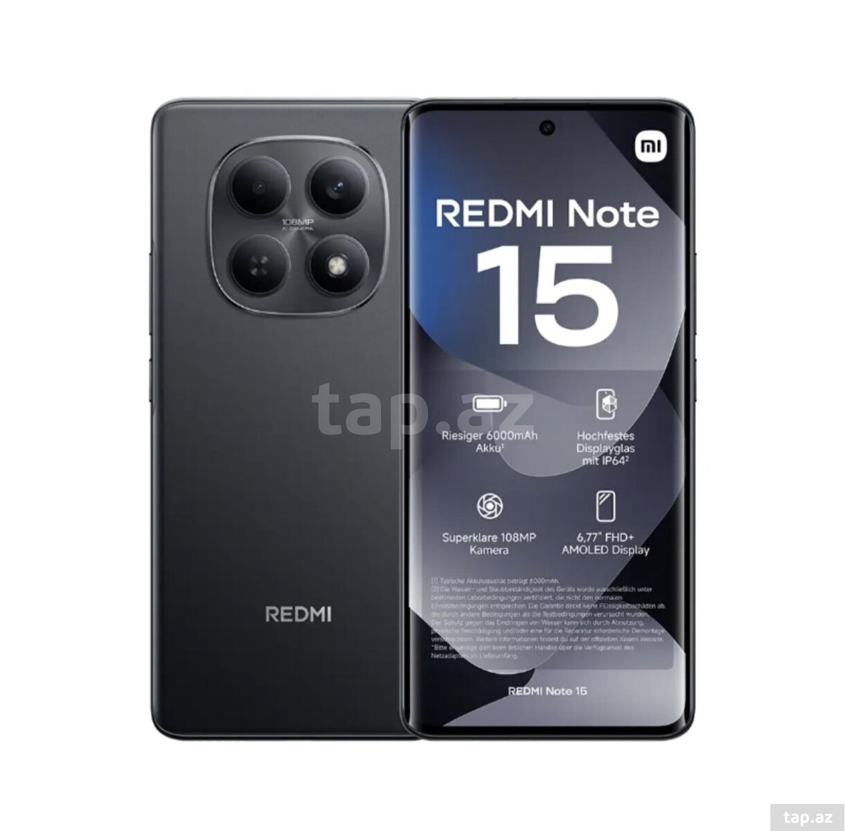Xiaomi Redmi Note 15 Black 256GB/8GB