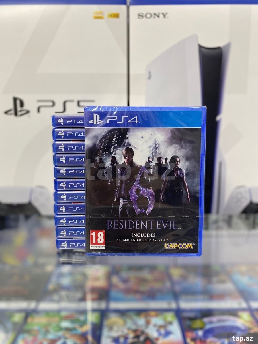 PS4 üçün "Resident Evil 6" oyun diski