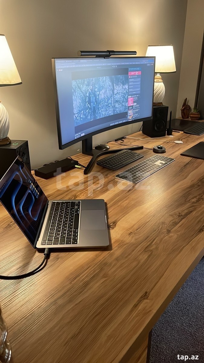 Монитор Xiaomi Mi Curved Gaming Monitor 34 (2)
