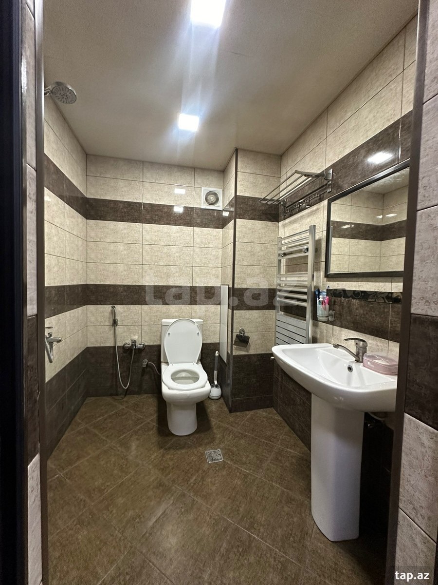 2-otaqlı yeni tikili kirayə verilir, N.Nərimanov r., 80 m²