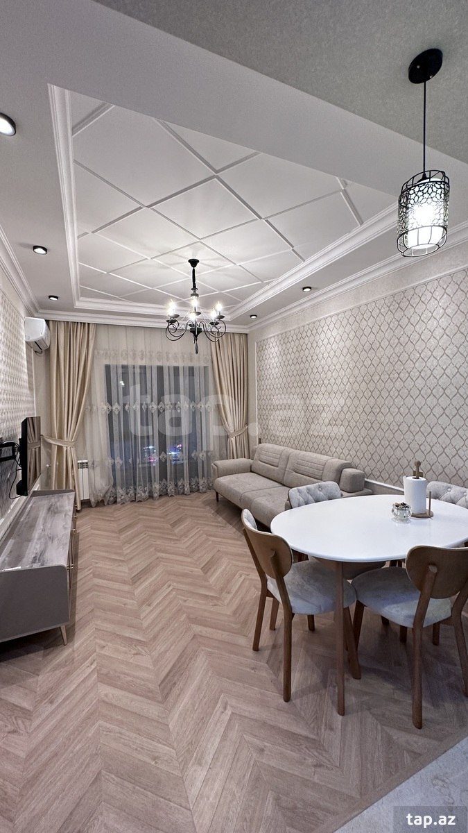 2-otaqlı yeni tikili kirayə verilir, Ə.Əlizadə küç., 70 m² (2)