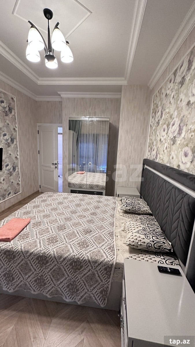 2-otaqlı yeni tikili kirayə verilir, Ə.Əlizadə küç., 70 m² (4)