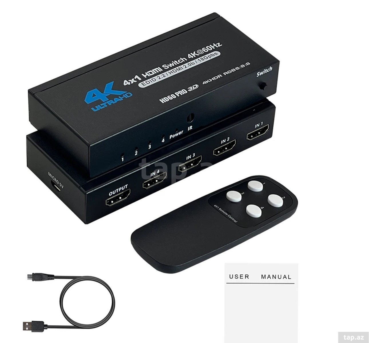 HDMI Splitter 4 port 4K