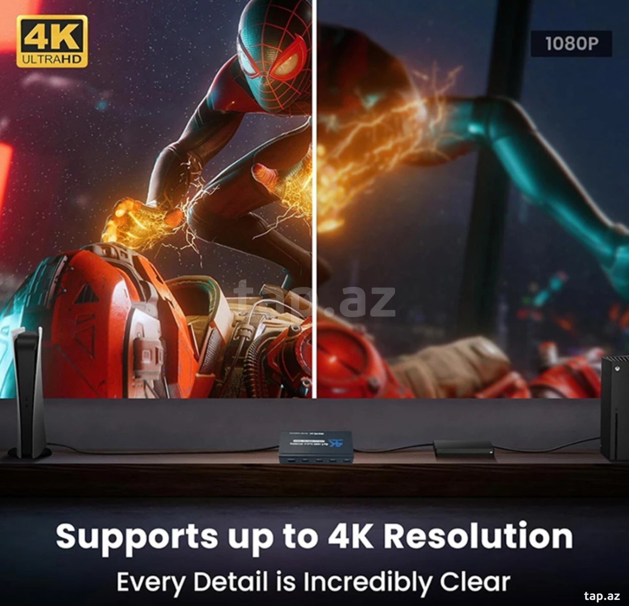 HDMI Splitter 4 port 4K (3)