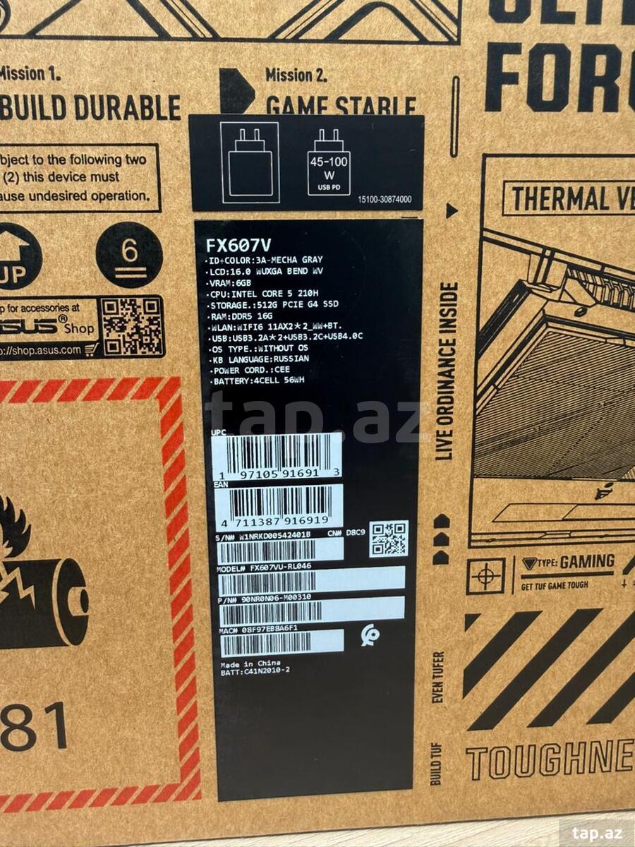 ASUS TUF F16 FX607VU-RL046 90NR0N06-M00310 (2)