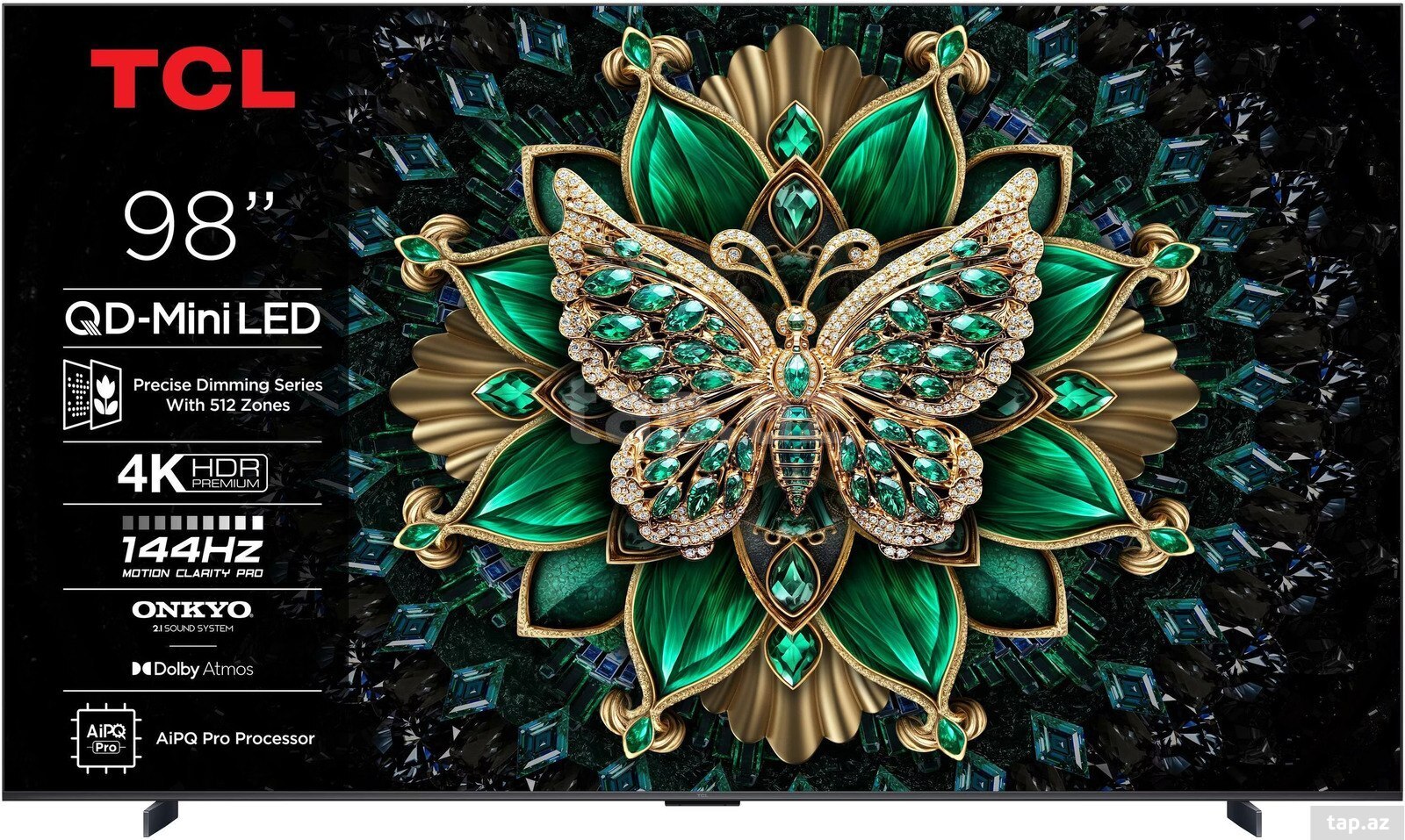 Televizor TCL QD-MiniLED 98C6K- 248 SM 