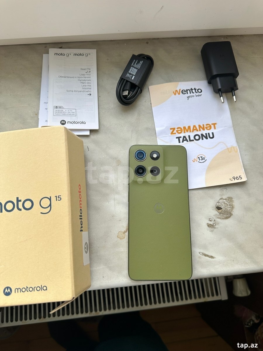 Motorola Moto 15G Iguana Green 256GB/8GB