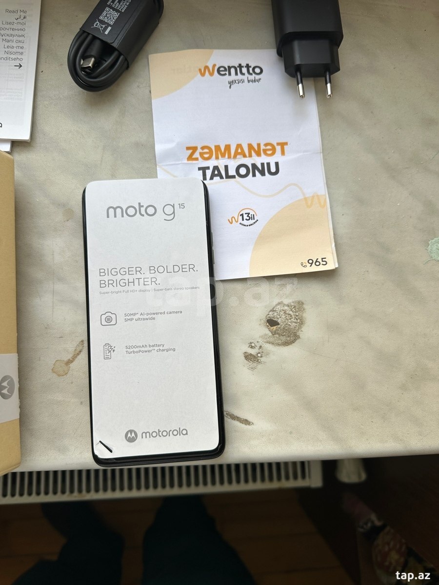 Motorola Moto 15G Iguana Green 256GB/8GB (2)
