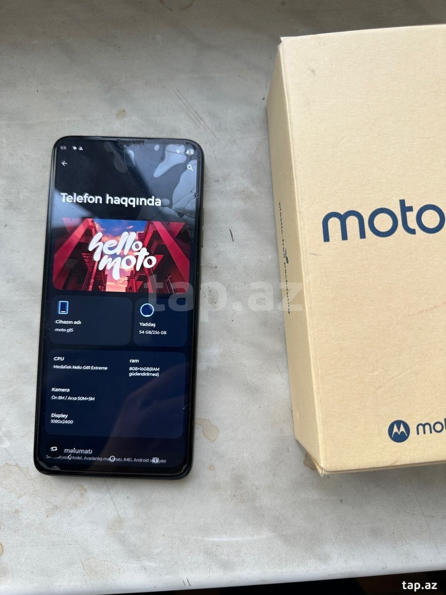 Motorola Moto 15G Iguana Green 256GB/8GB (7)