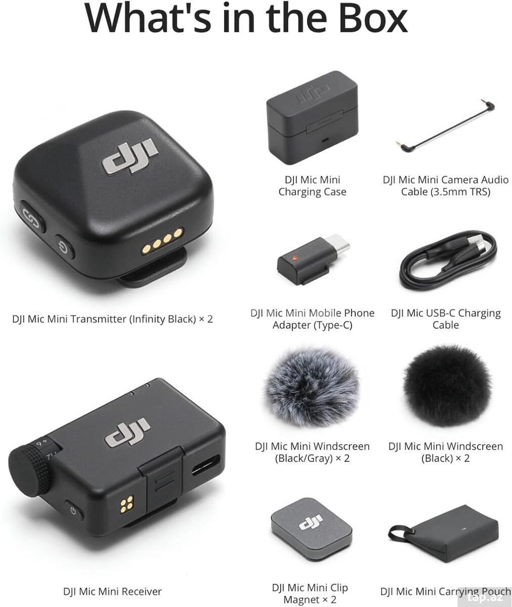 DJI Mic Mini (2TX +1RX+ Charging Case) (8)