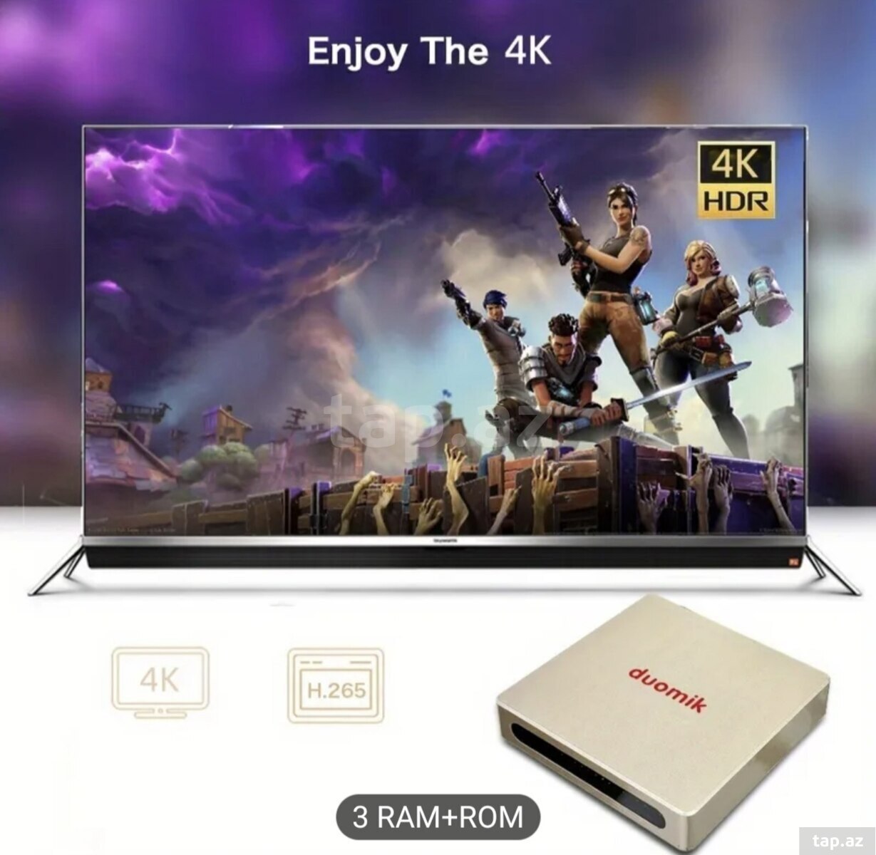 Android 14.0 TV səs nəzarətli pult, 4K çözünürlük (4)