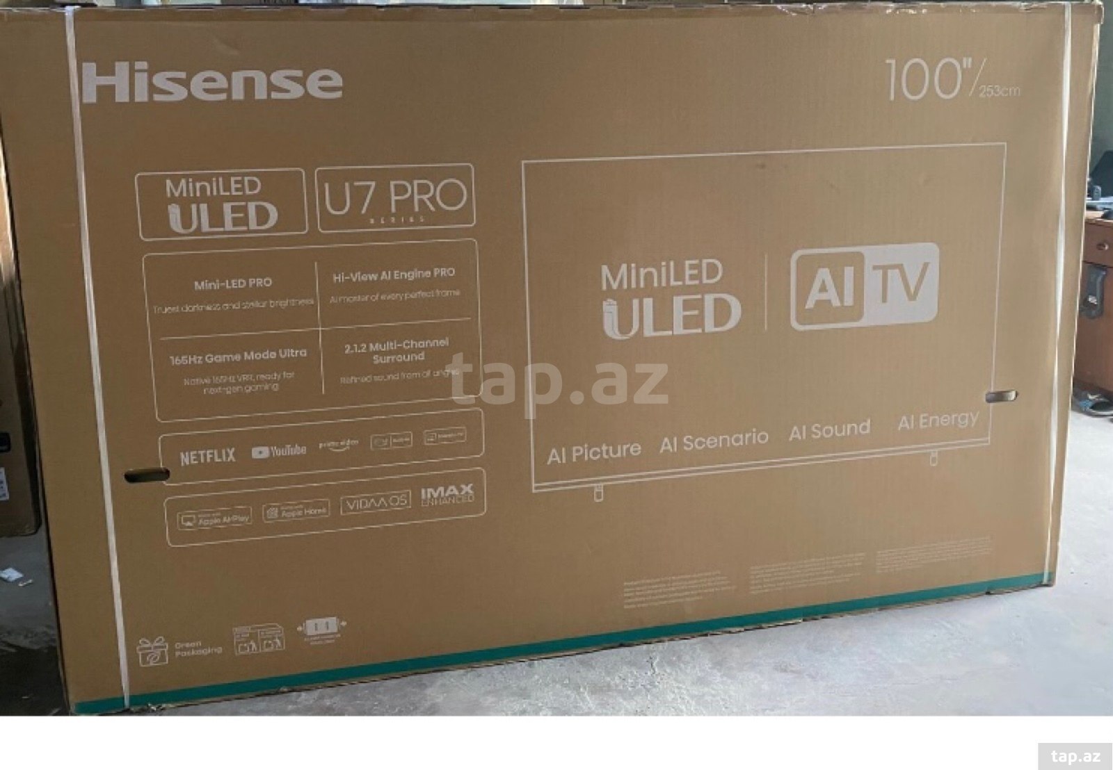 Televizor QLED Hisense 100U7Q Pro 