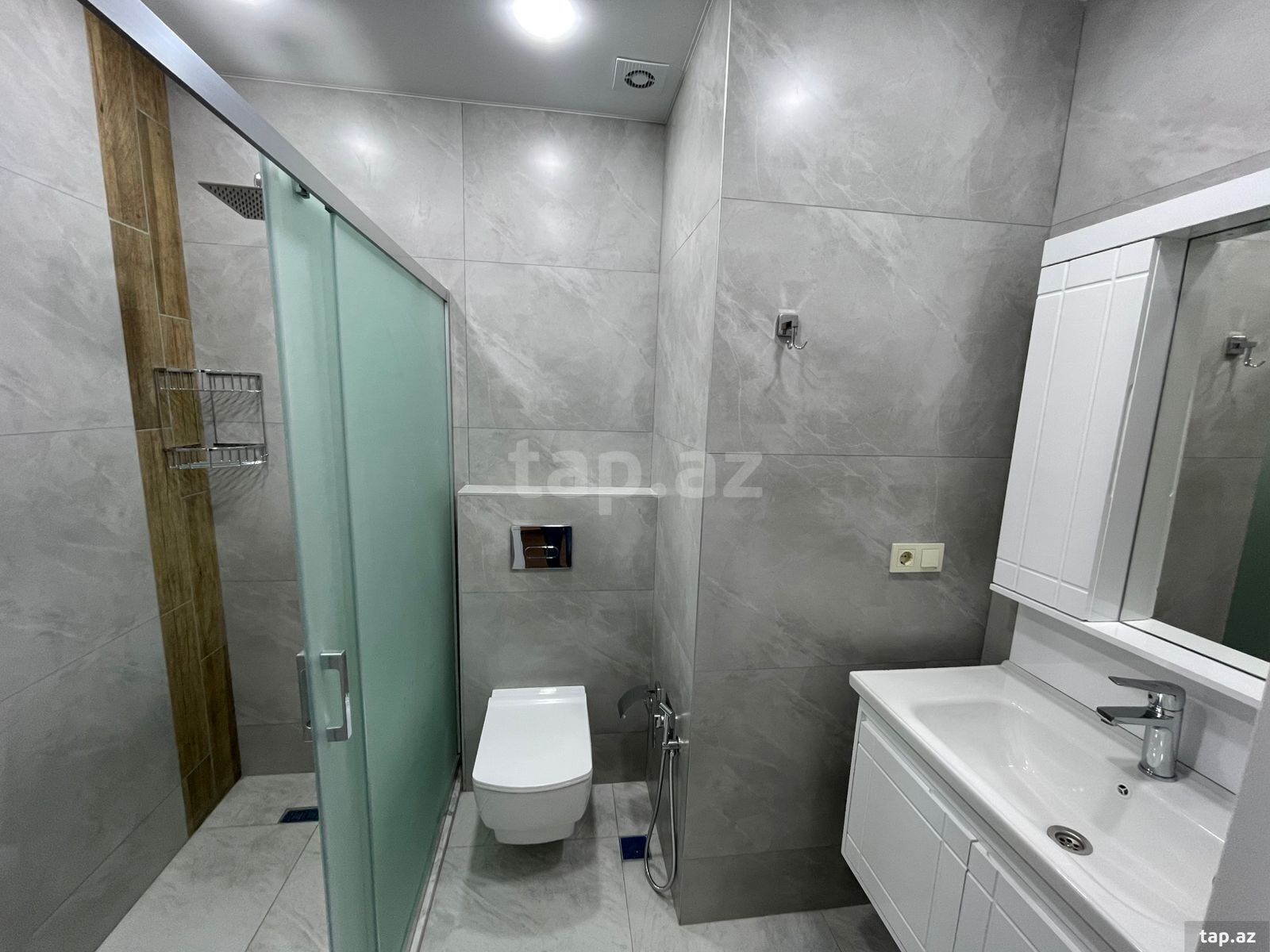2-otaqlı yeni tikili kirayə verilir, Abbas Mirzə Şərifzadə küç., 56 m² (10)