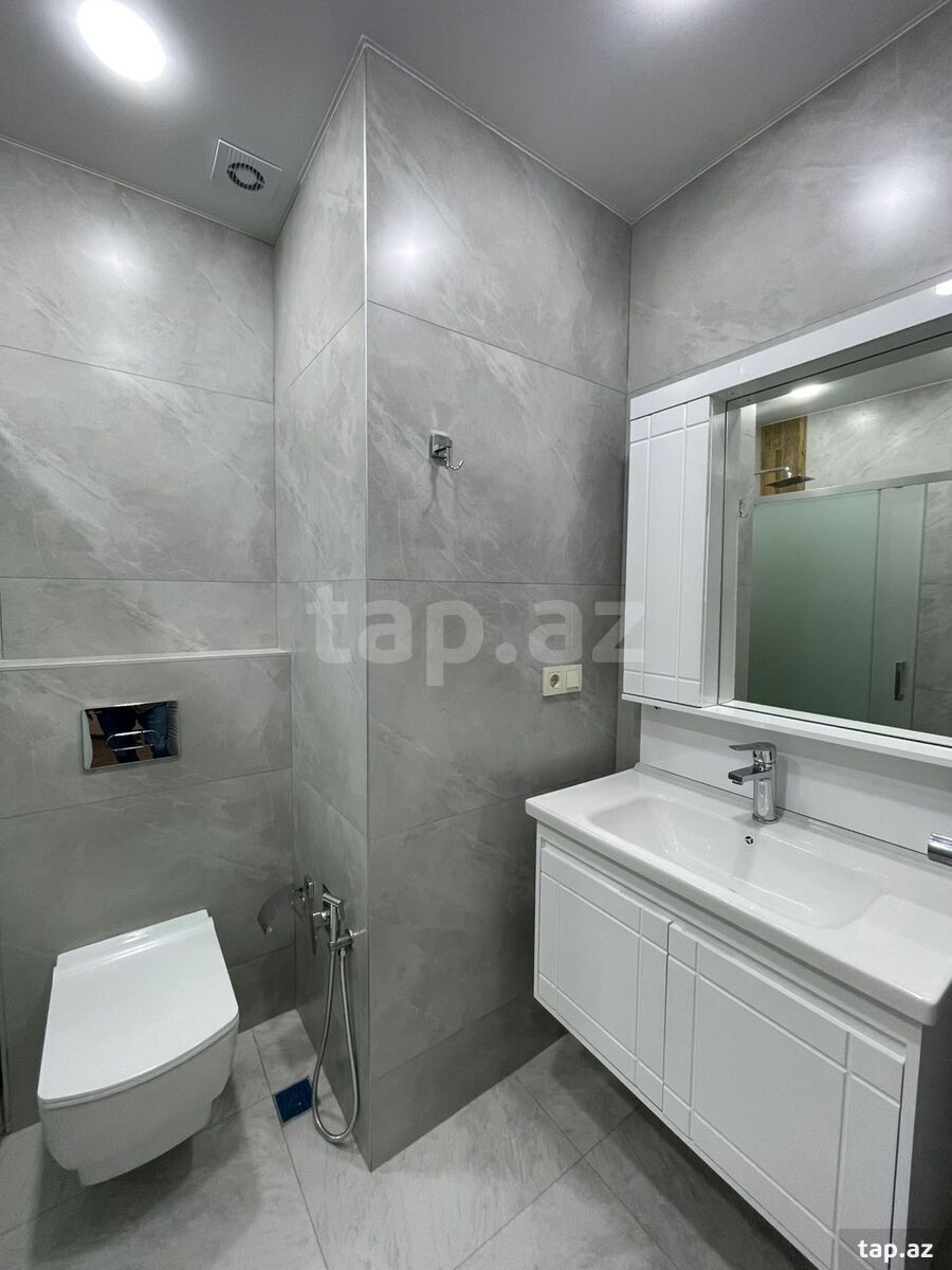 2-otaqlı yeni tikili kirayə verilir, Abbas Mirzə Şərifzadə küç., 56 m² (11)