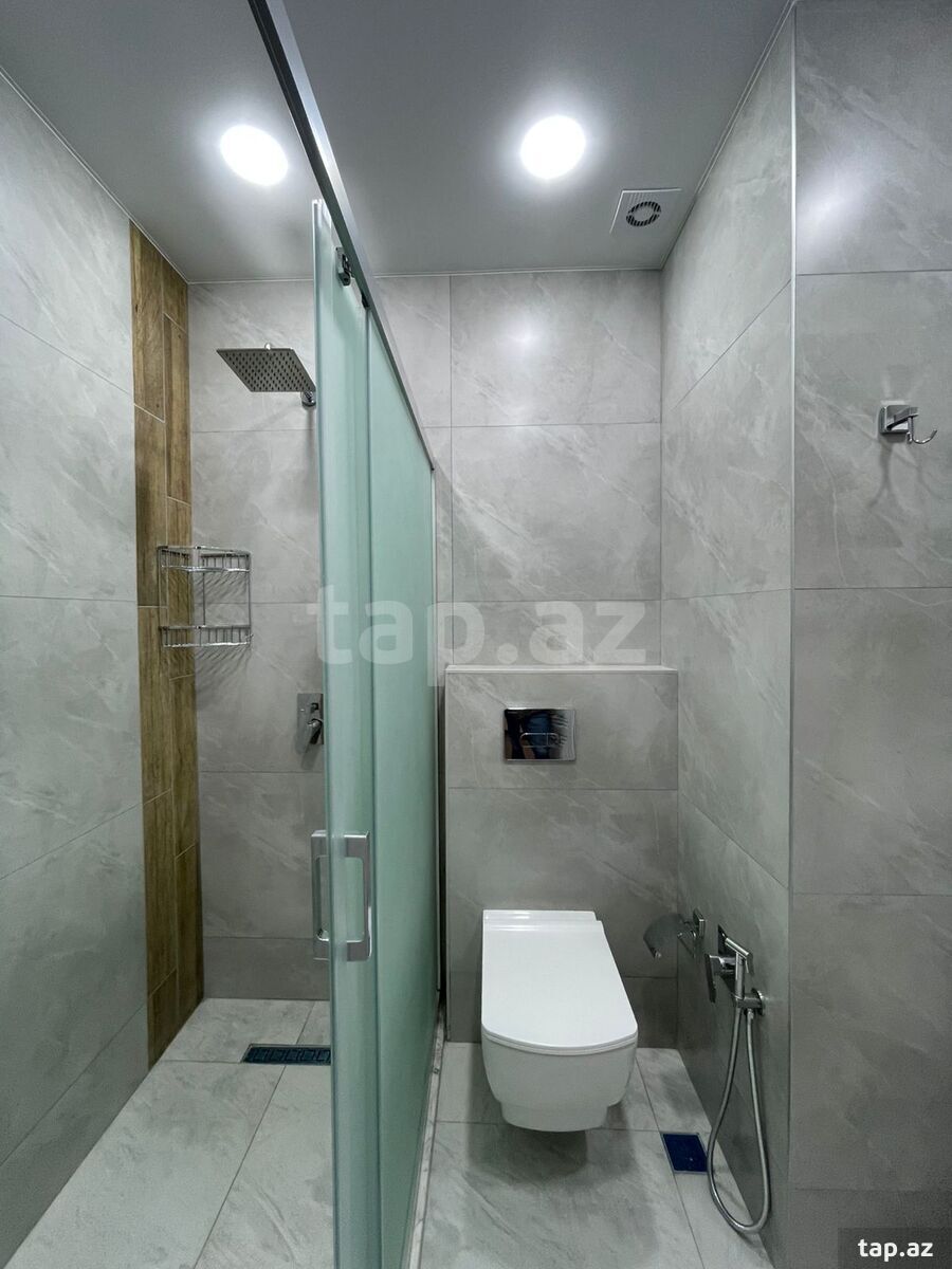 2-otaqlı yeni tikili kirayə verilir, Abbas Mirzə Şərifzadə küç., 56 m² (13)