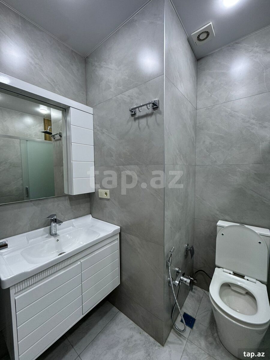 3-otaqlı yeni tikili kirayə verilir, Abbas Mirzə Şərifzadə k., 85 m² (8)
