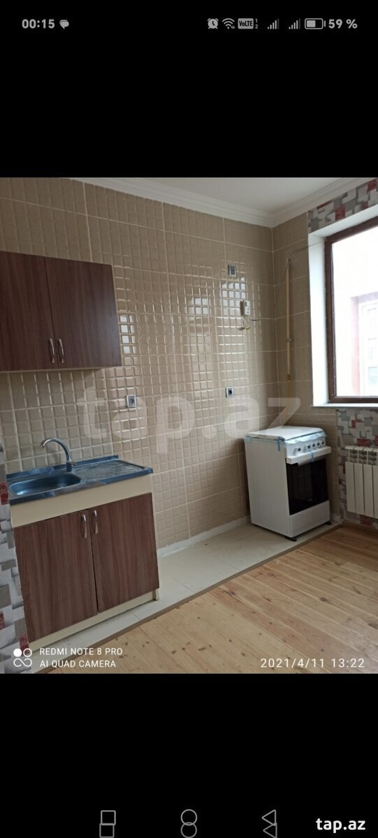 1-otaqlı yeni tikili kirayə verilir, Ümid qəs., 30 m² (4)