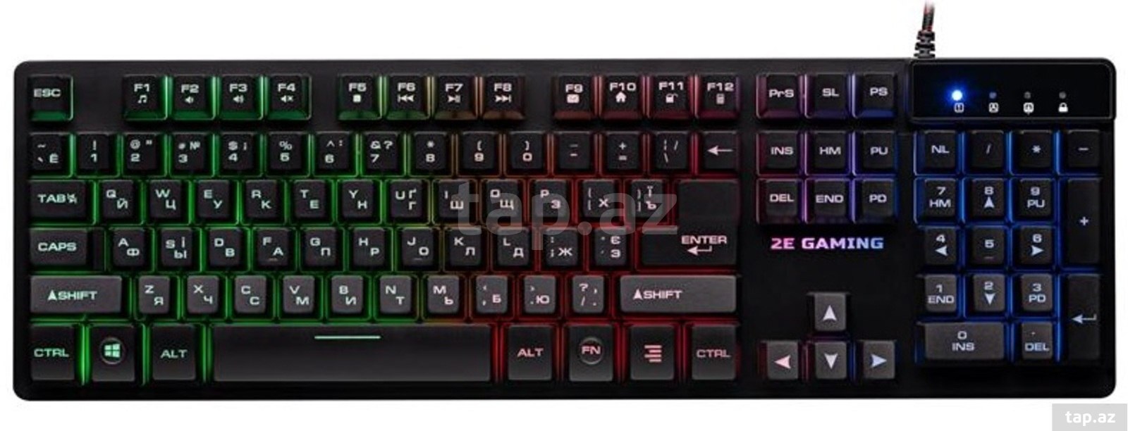 2E Gaming Keyboard KG280 LED Black