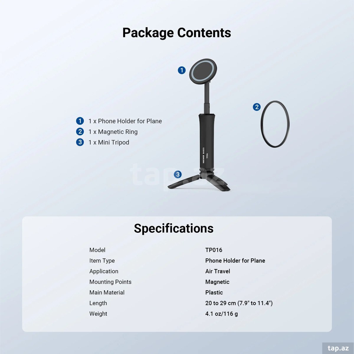 Neewer TP-016 mini tripod (7)